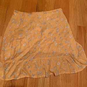 PacSun yellow skirt